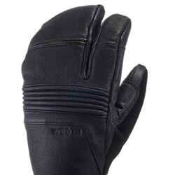 ADULT DOWNHILL SKI GLOVES LOBSTER 900 - BLACK