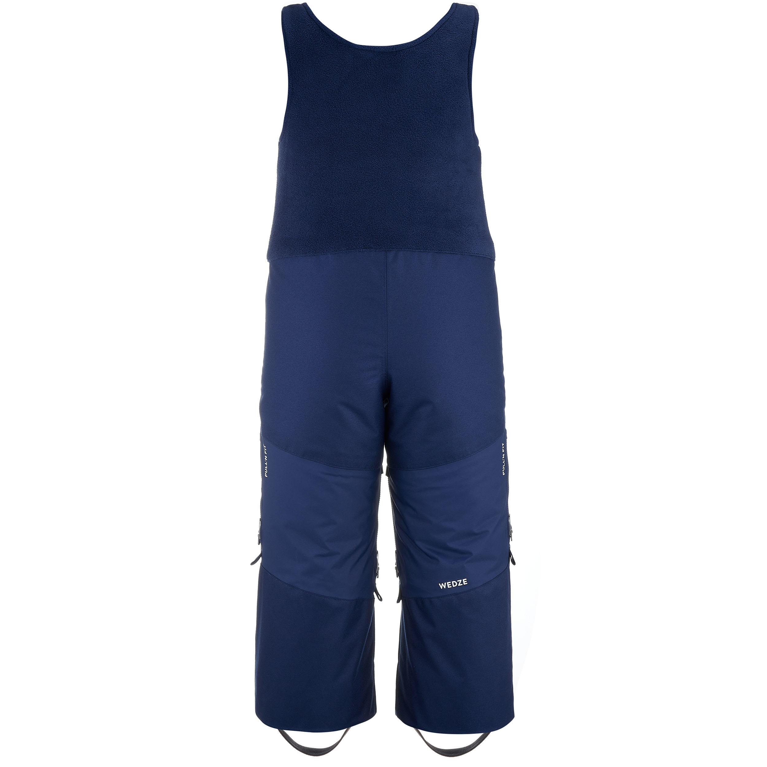 Gebraucht - Skihose Latzhose 500 warm wasserdicht Kinder marineblau  4/19
