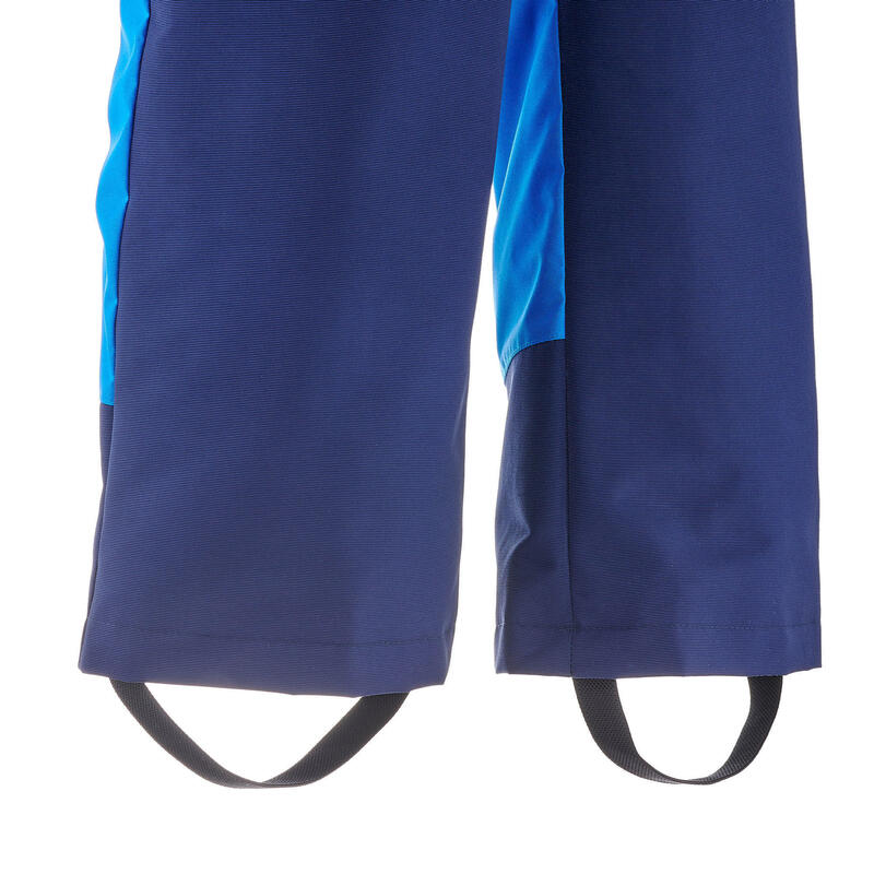 Costum schi 100 călduros și impermeabil Albastru mov Copii