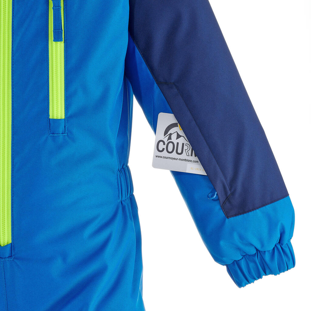 Traje de esquí niños cálido e impermeable - 100 azul 