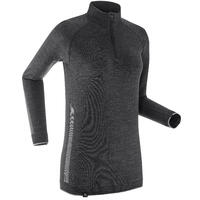 Tee-shirt technique manches longues en laine de Merinos - XC UW S 500 - FEMME