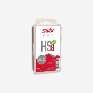Cera Esquí de Fondo Swix HS8 Rojo, -4°C/+4°C - 60 g