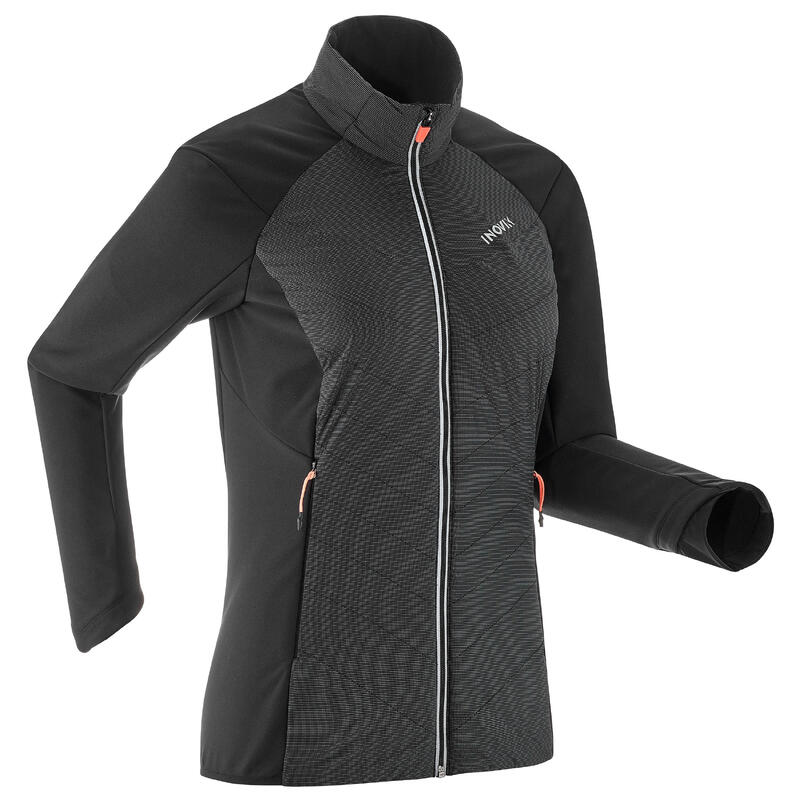 Chaqueta de esquí de fondo negro - XC S chaqueta 550 - MUJER 