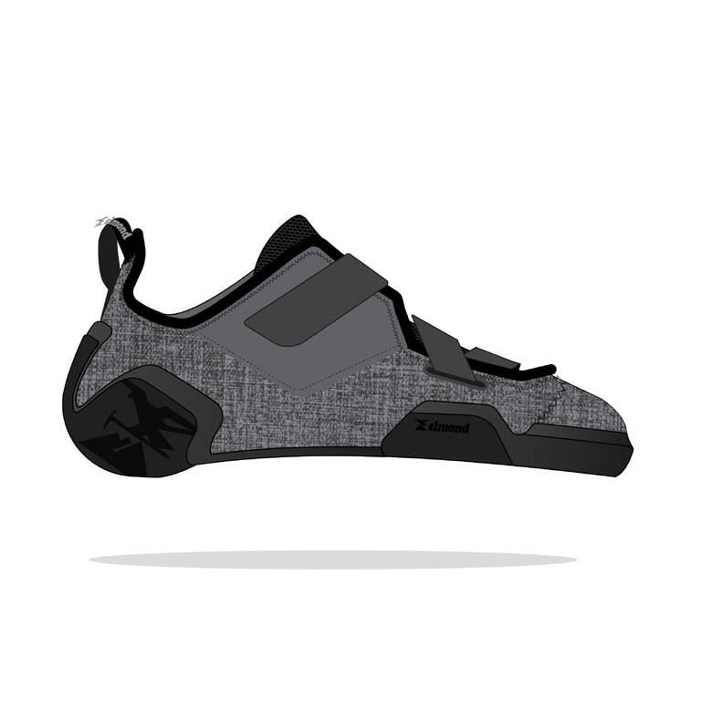CLIMBING SHOE FIRST KLIMB GREY Decathlon