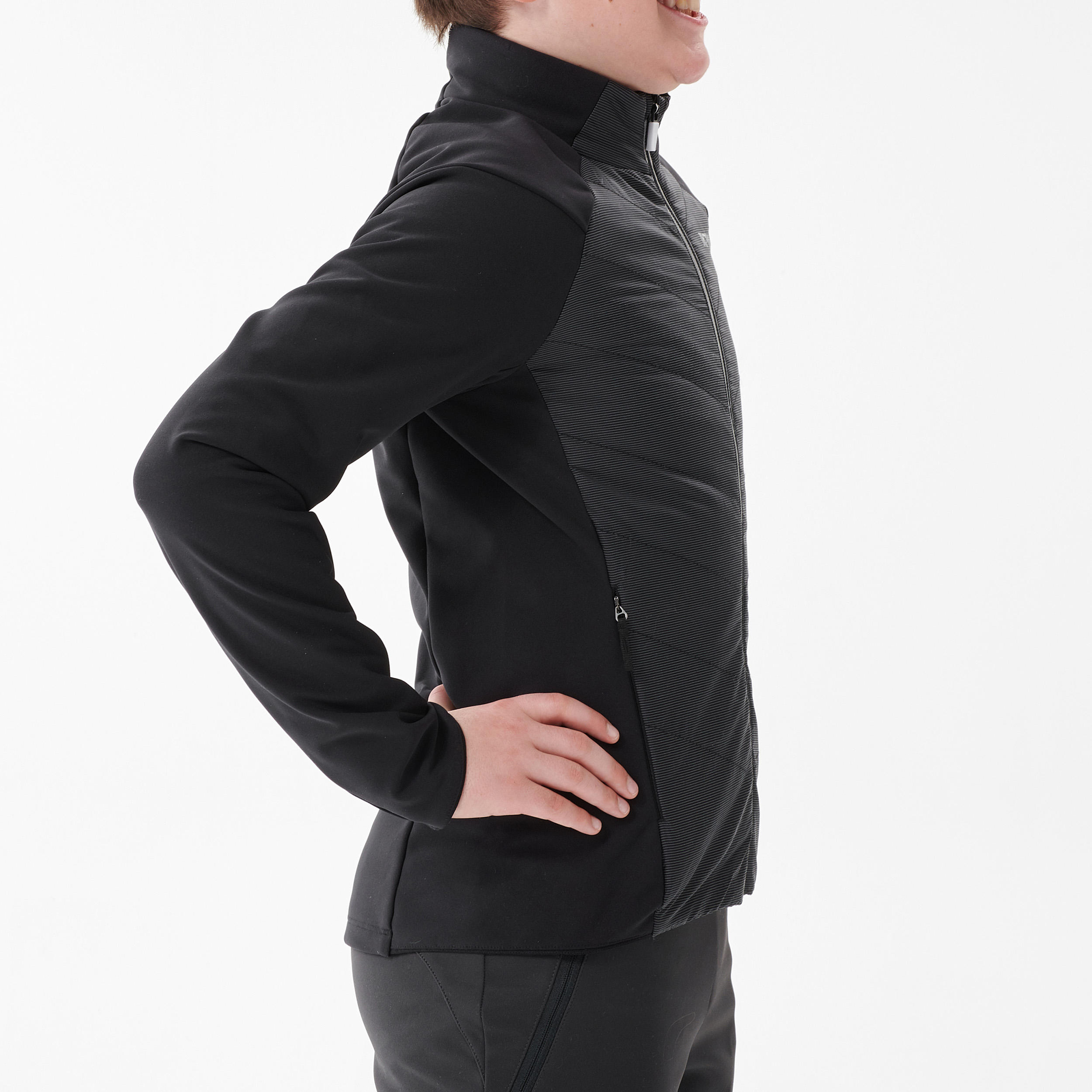 Kids’ Cross-country Ski Jacket XC S 550 - Black  2/7
