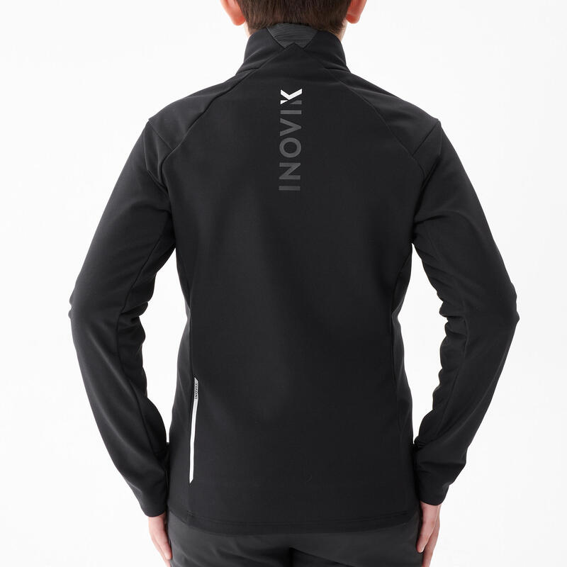 Jachetă schi fond XC S 550 Negru Copii