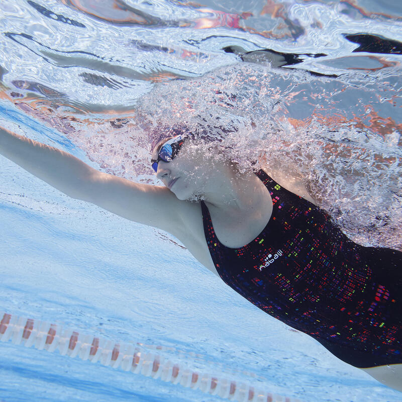 Bañador Mujer natación deportivo negro