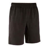 Pantalón corto short con bolsillo Hombre Domyos FST 120 negro