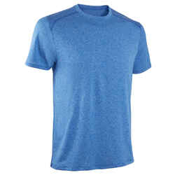 Men's Crew Neck Breathable Essential Fitness T-Shirt - Mottled Blue