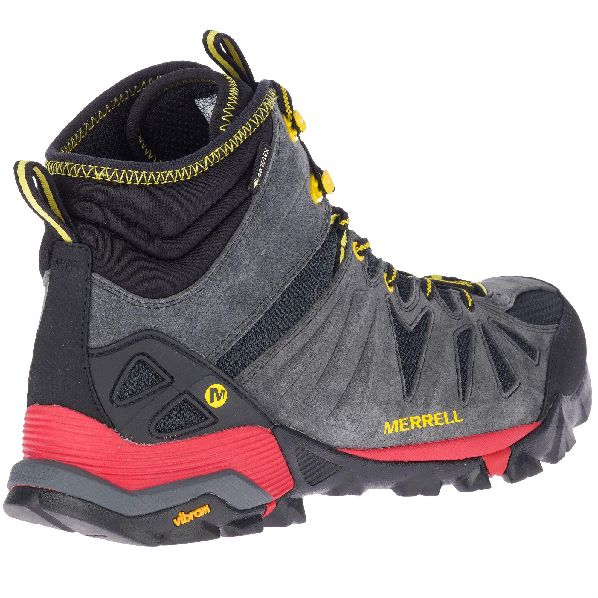 Men's waterproof walking boots - Merrell Capra Mid Gore-tex 2/5