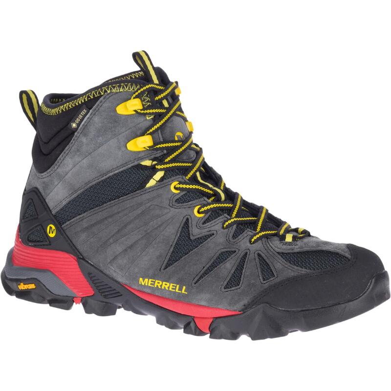 Chaussures imperméables de randonnée montagne - Merrell Capra Mid GTX - Homme