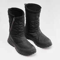 Men's warm waterproof snow hiking boots  - SH100 Zip