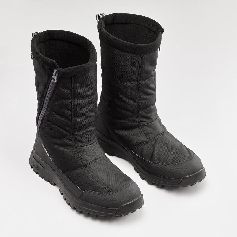 Warme waterdichte snowboots voor heren SH100 rits