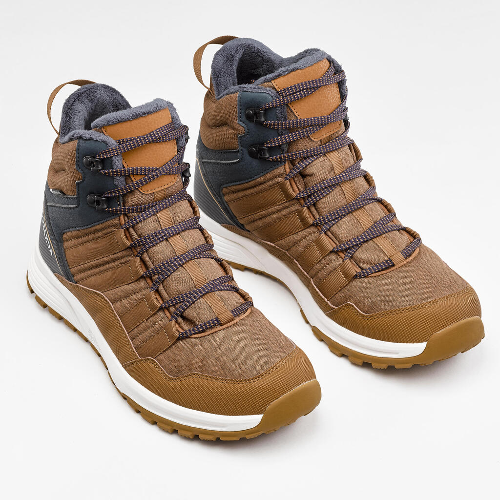 Men’s warm and waterproof hiking boots - SH500 MID