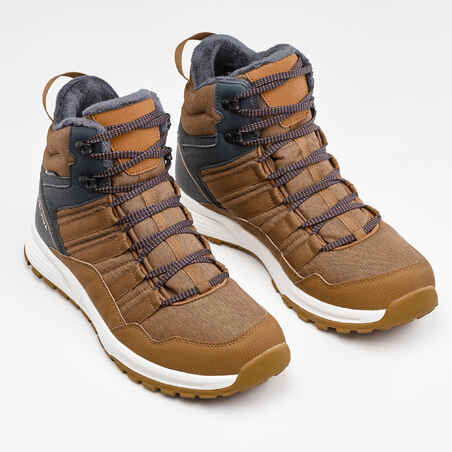 Men’s warm and waterproof hiking boots - SH500 MID