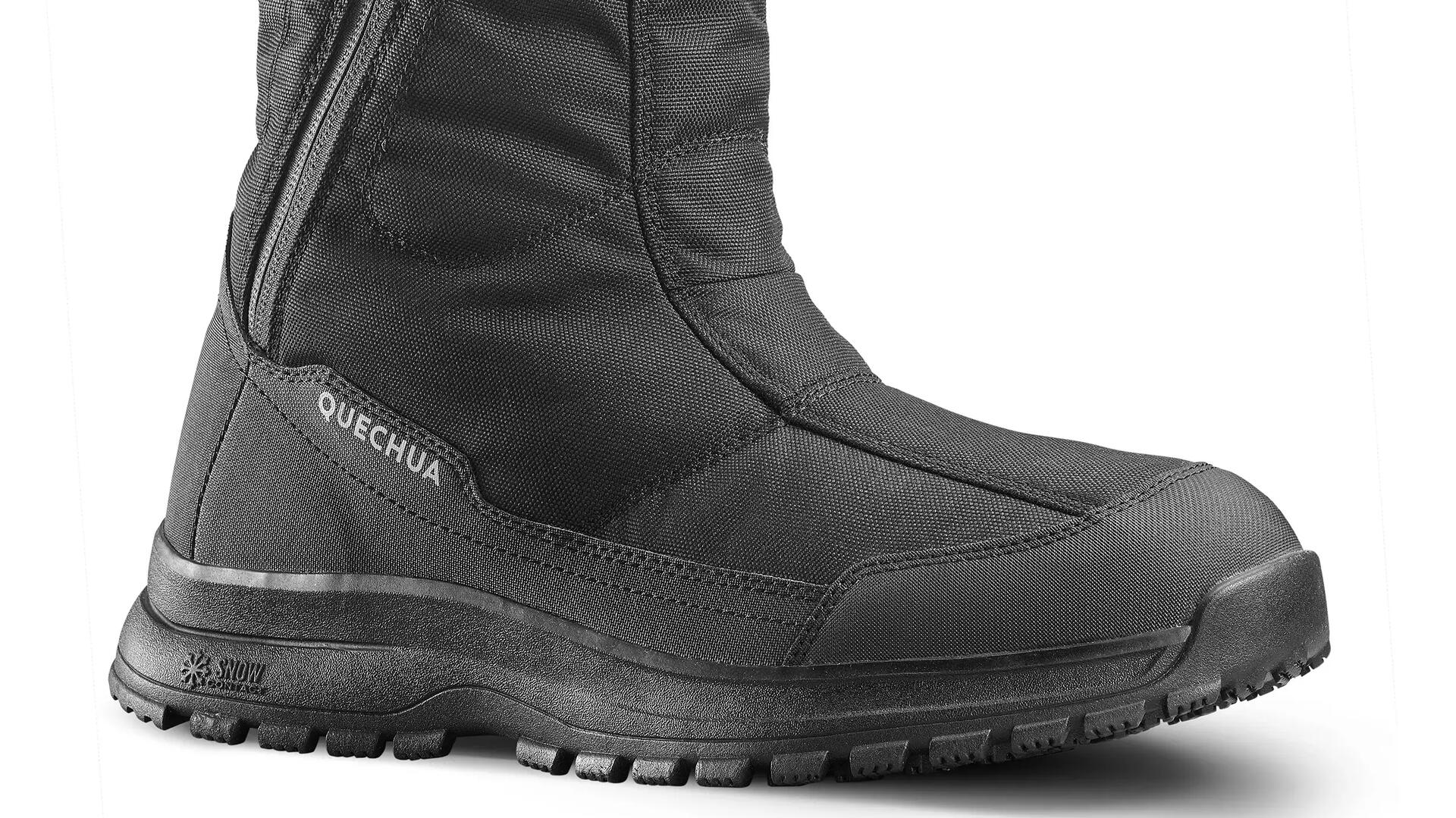 BOTTES CHAUDES HAUTES SH100 FERMETURE ÉCLAIR H NOIRES