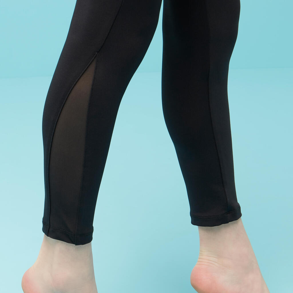 LEGGING GYM FILLE NOIR 500