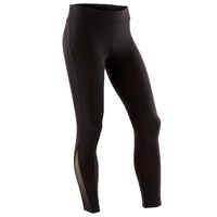 Leggings Negro con Lentejuelas Gimnasia Artística Femenina