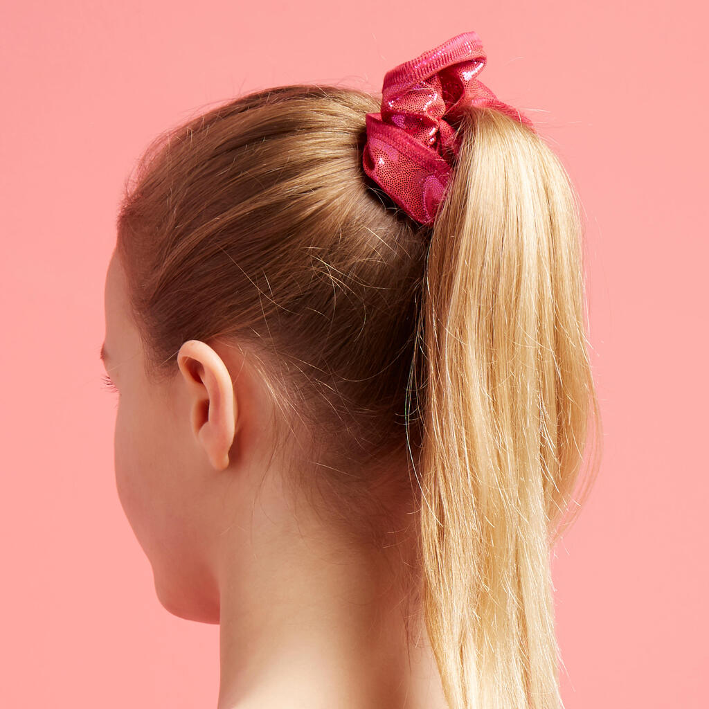 Girls' Gym Scrunchie - Silver