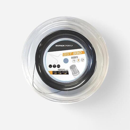 Bobine de cordage de badminton 200m, BST 930 Noir
