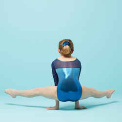 Gymnastikdräkt flickmodell blå