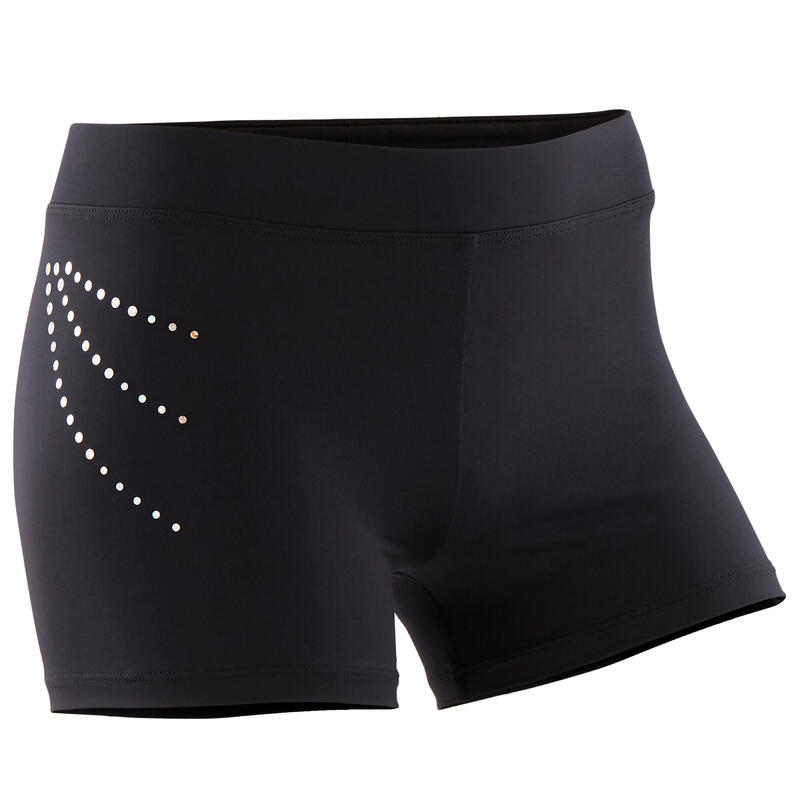 Short à sequins noir Gymnastique Artistique Féminine