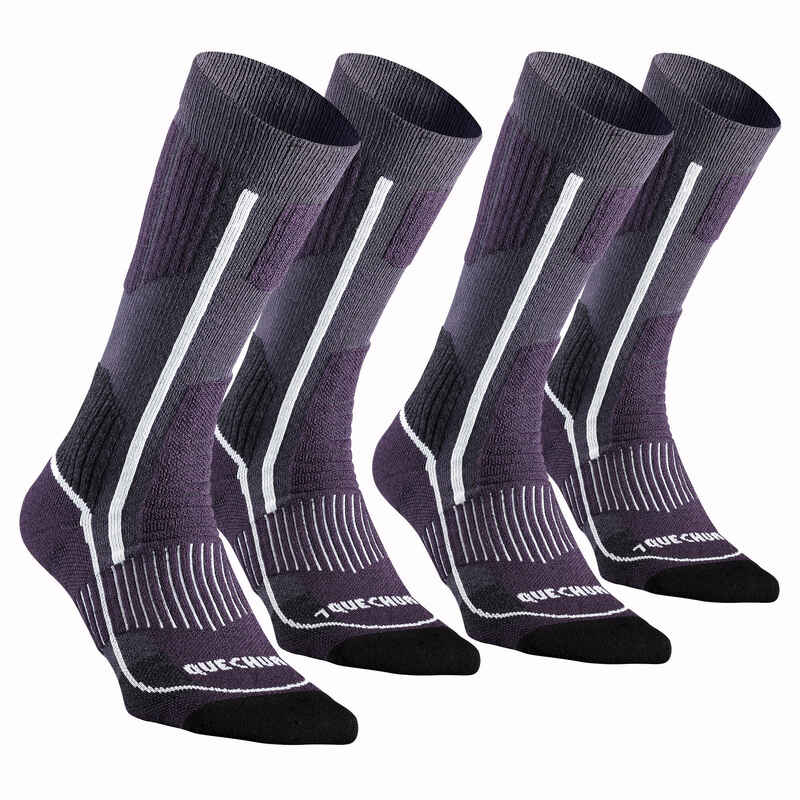 Wandersocken Winterwandern SH520 X-Warm halbhoch Damen/Herren 2 Paar Wandersocken Winterwandern SH520 X-Warm halbhoch Damen/Herren 2 Paar