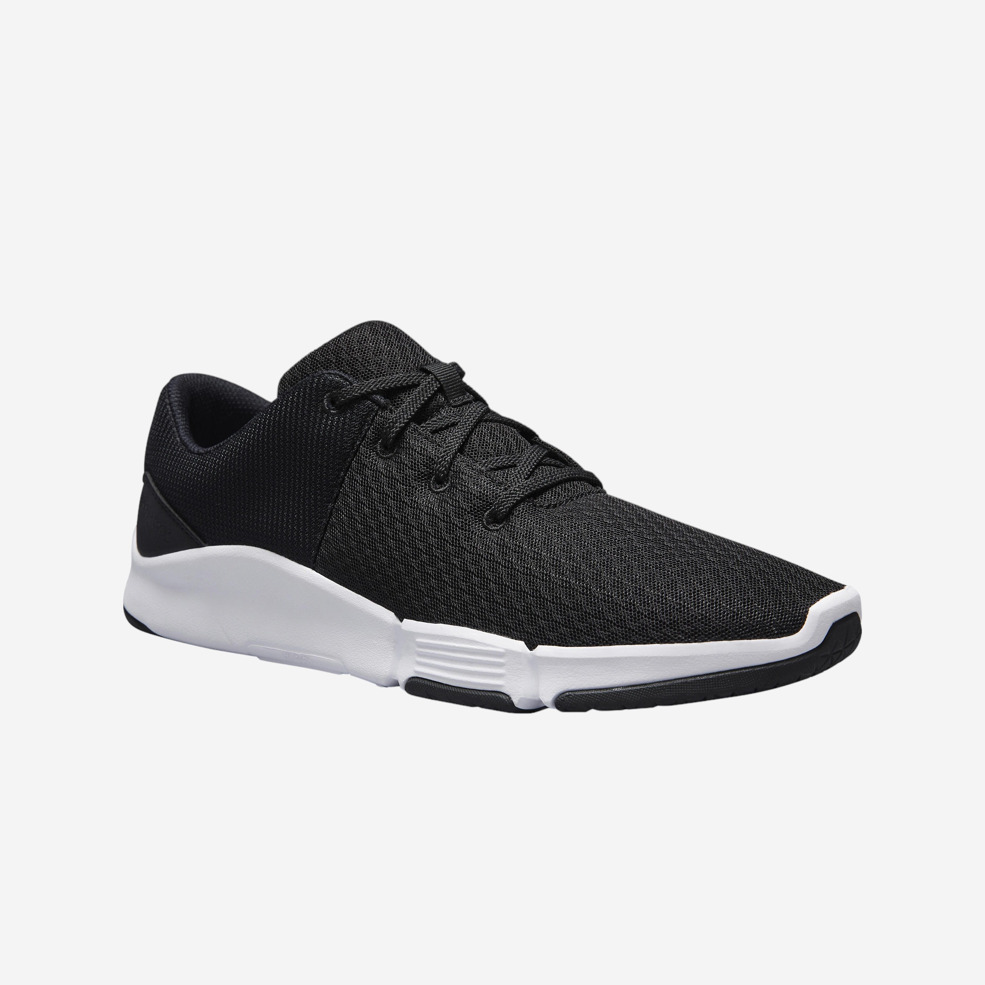 CHAUSSURES DE FITNESS HOMME 100 2.0 NOIR BLANC Decathlon Tunisie