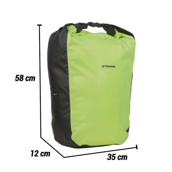 ELOPS 500 Waterproof Rear Pannier Bike Bag, Yellow 20L...