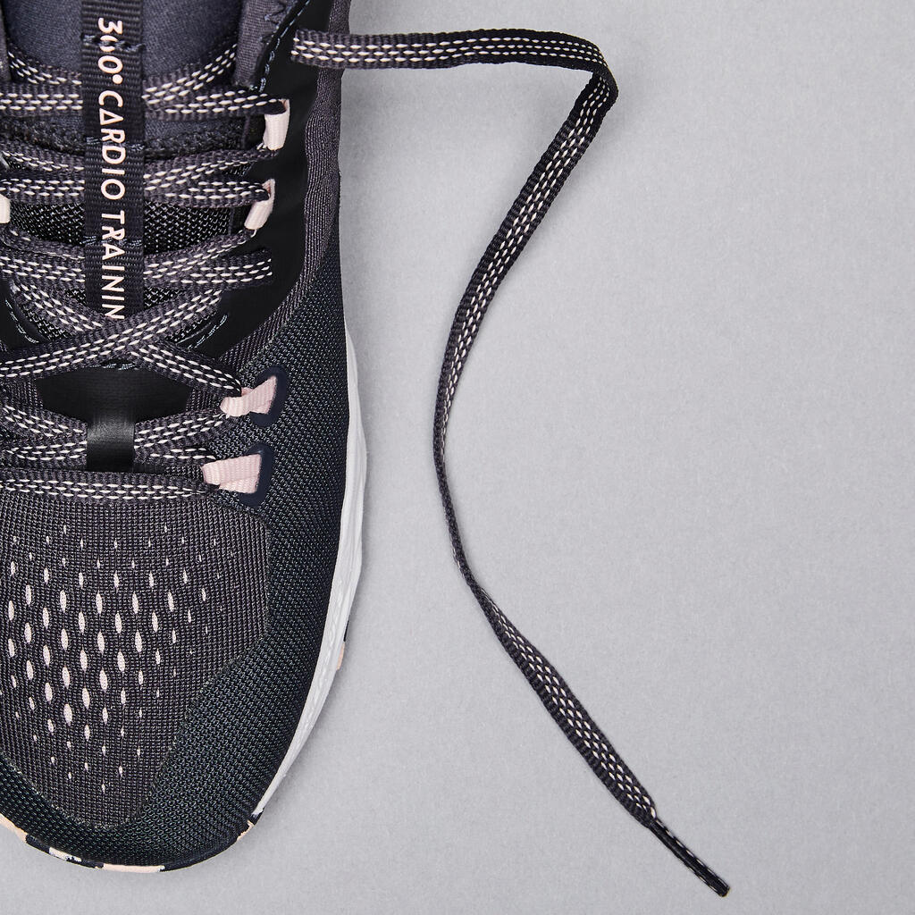 Fitnessschuhe 900 Damen grau/rosa