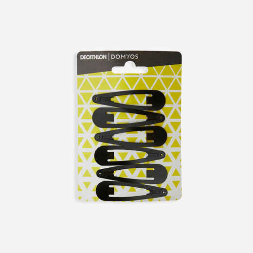 
      Cardio Fitness Training Hair Clip 6-Pack - Black
  