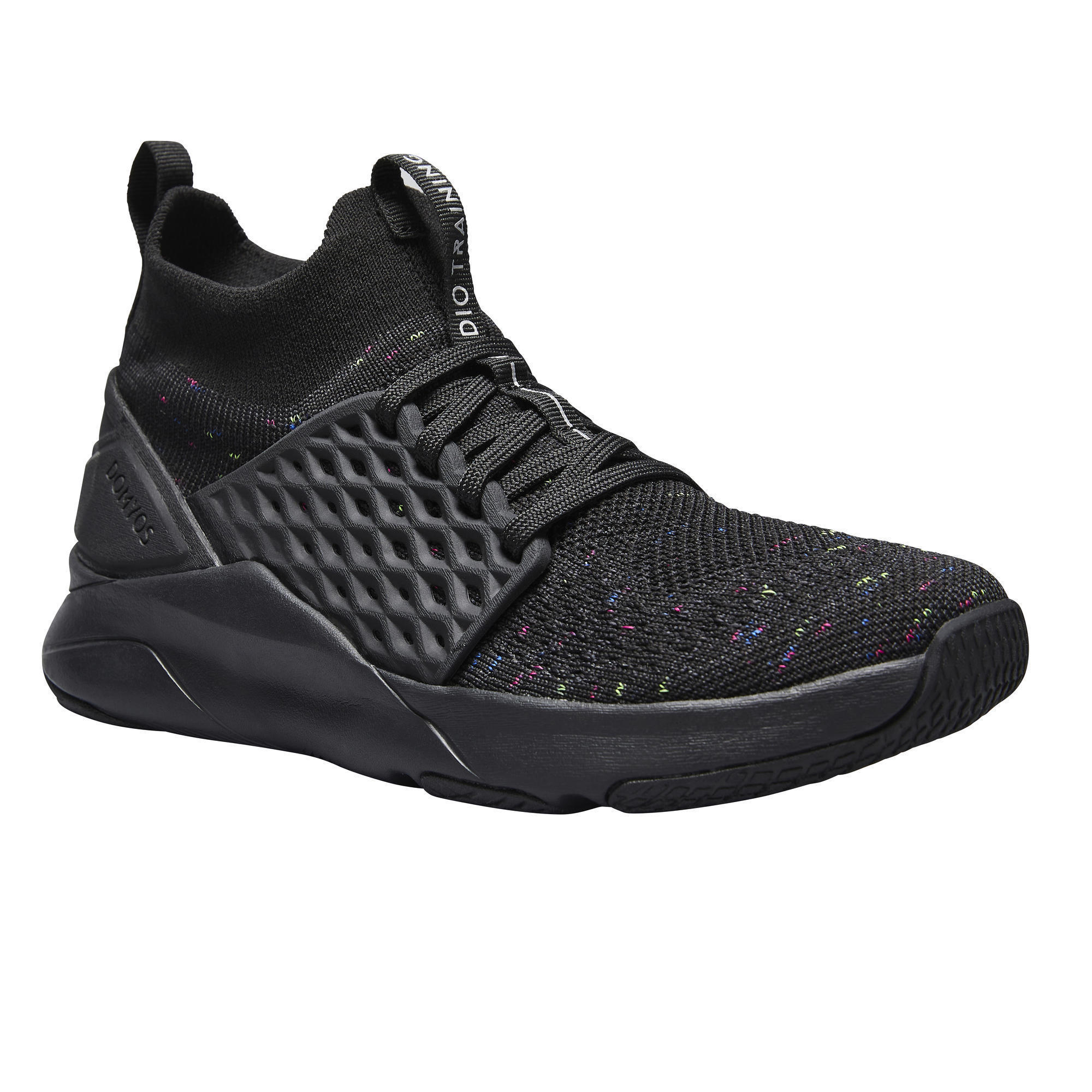 Fitness Shoes 520 Speckled Black Domyos by Decathlon