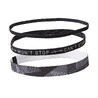 Women Gym Hair Tie Tri-Pack Grey