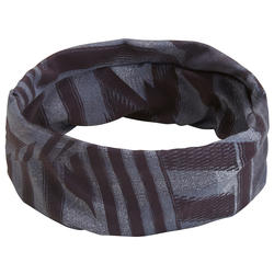 Cardio Fitness Headband - Black and Grey Print
