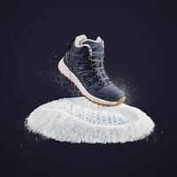 Women’s warm waterproof snow hiking shoes - SH100 X-WARM - Mid
