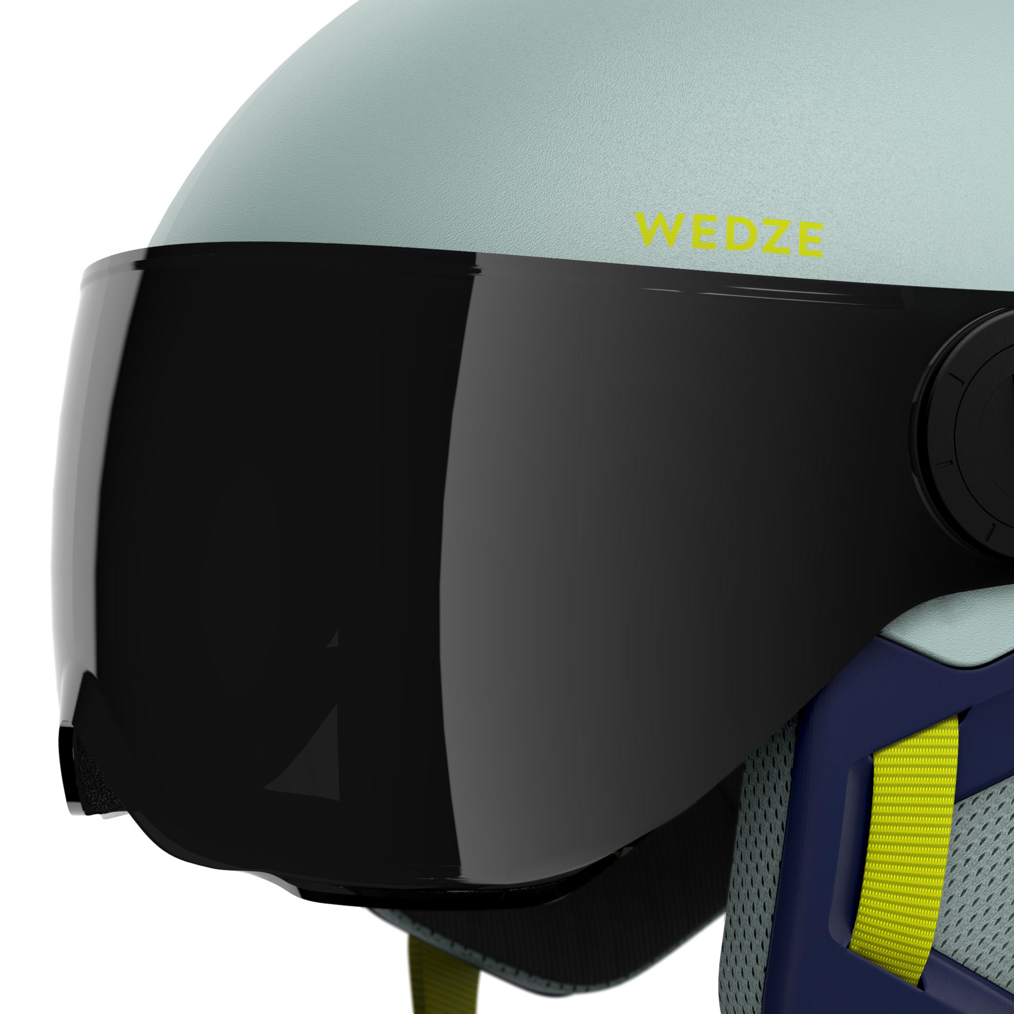 Kids’ ski helmet, H-KID 550 - Blue and Yellow 9/10