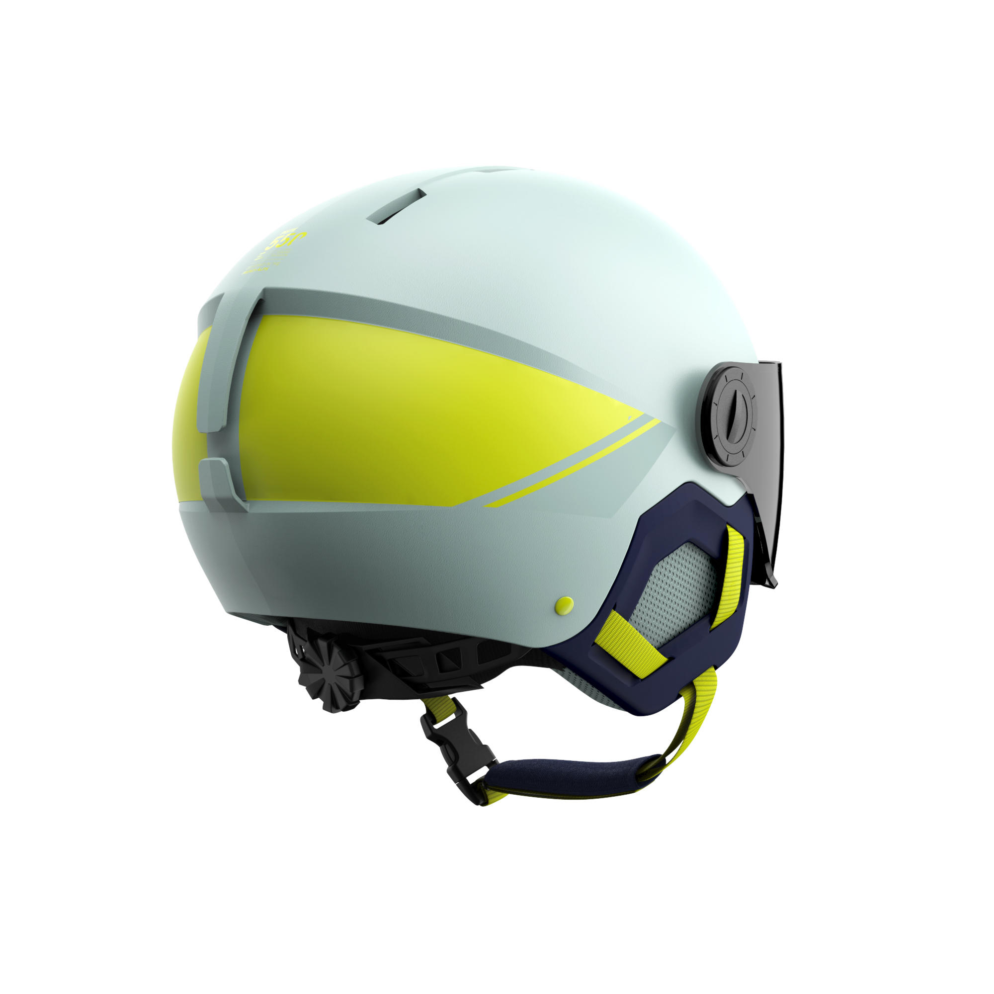 Kids’ ski helmet, H-KID 550 - Blue and Yellow 7/10