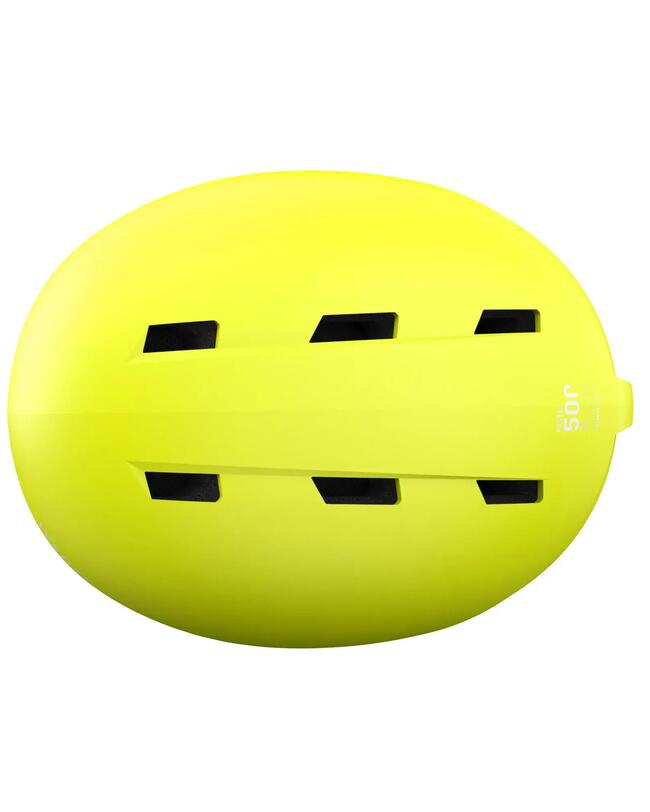 KID'S SKIING HELMET H-KID 500 - FLUORESCENT YELLOW