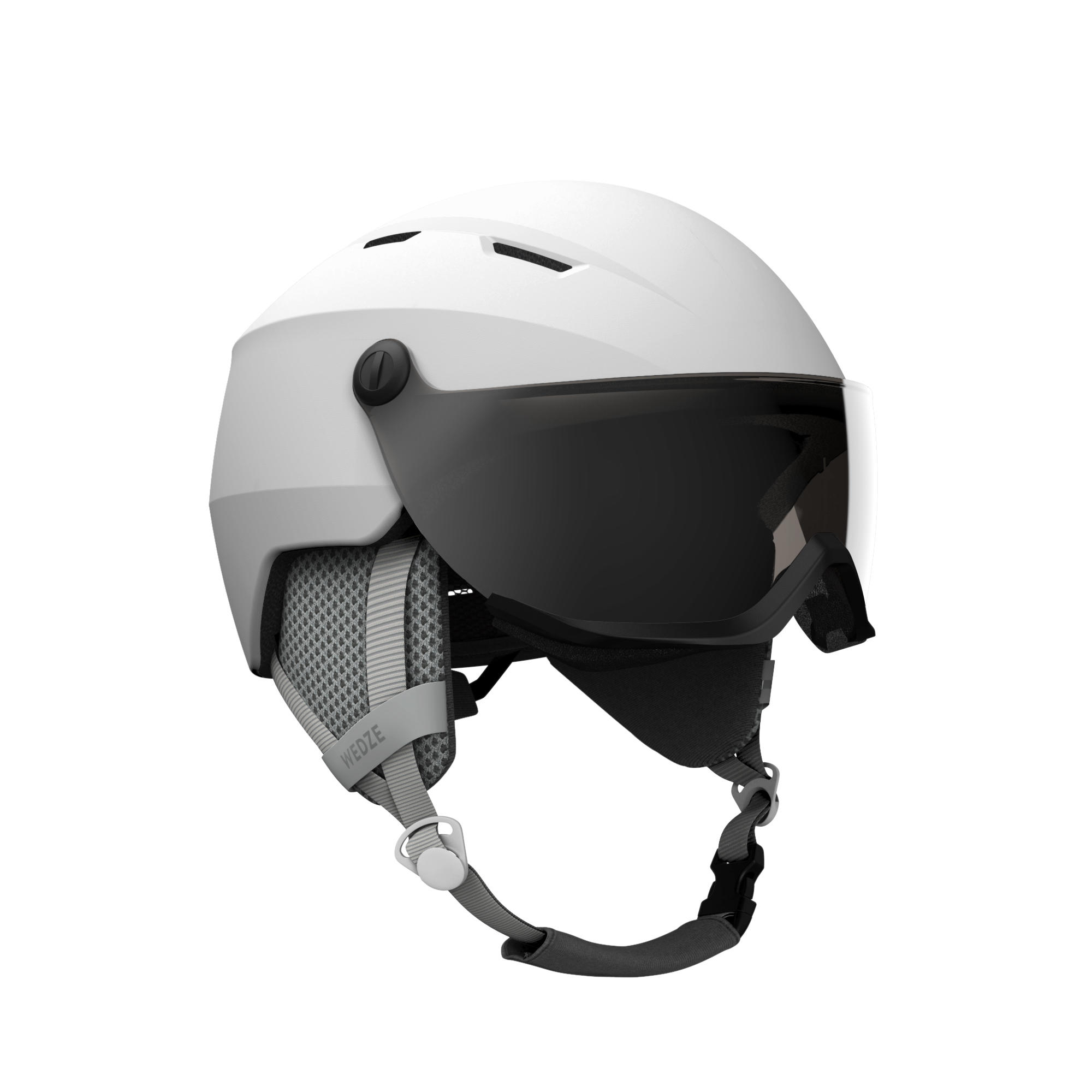 ADULT DOWNHILL SKI HELMET WITH VISOR 