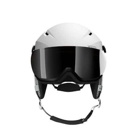 Bela skijaška kaciga sa vizirom H350 za odrasle