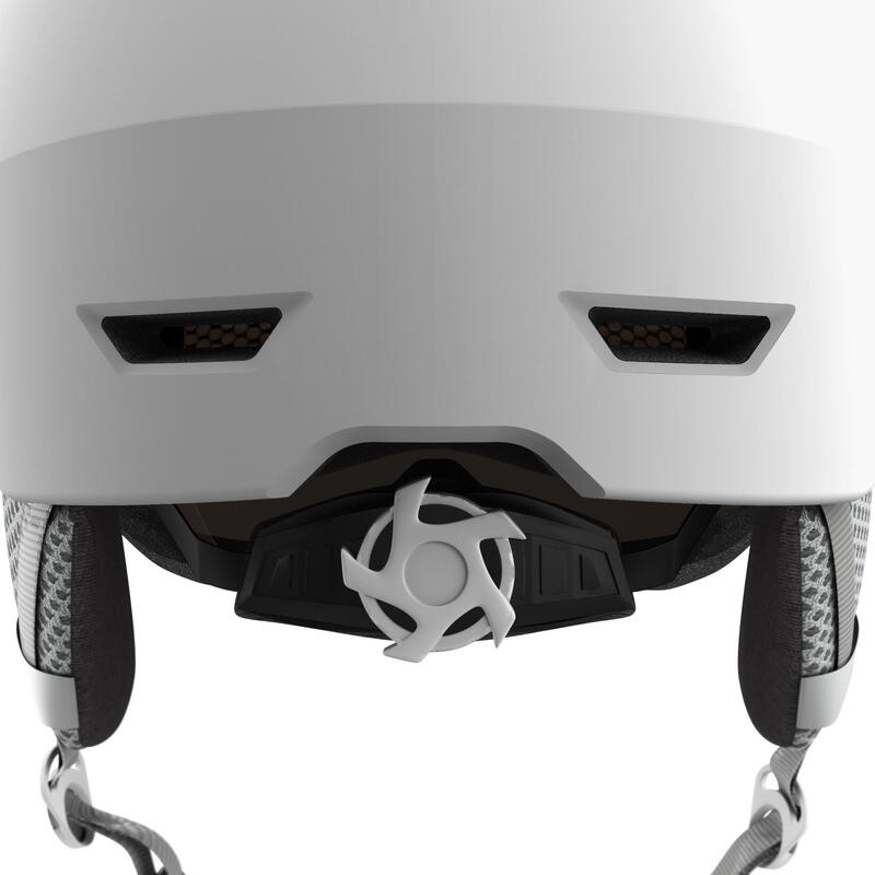 Skihelm mit Visier Erwachsene - H350 weiss