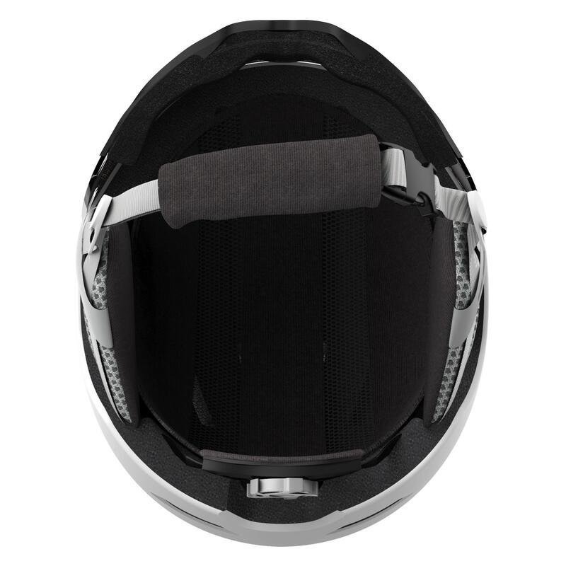 成人下坡滑雪雪鏡安全帽二合一 H350 白色