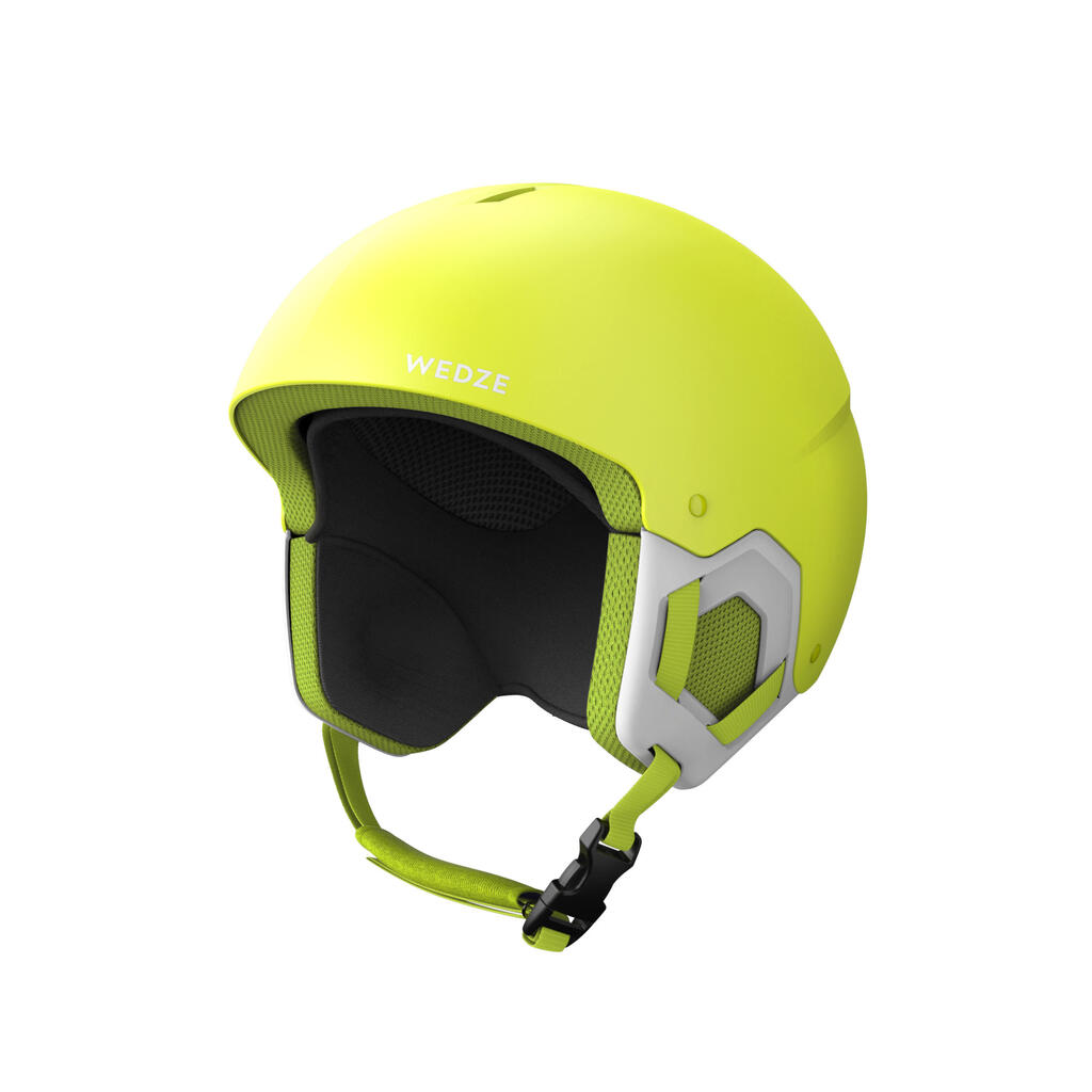 KID'S SKIING HELMET H-KID 500 - FLUORESCENT YELLOW