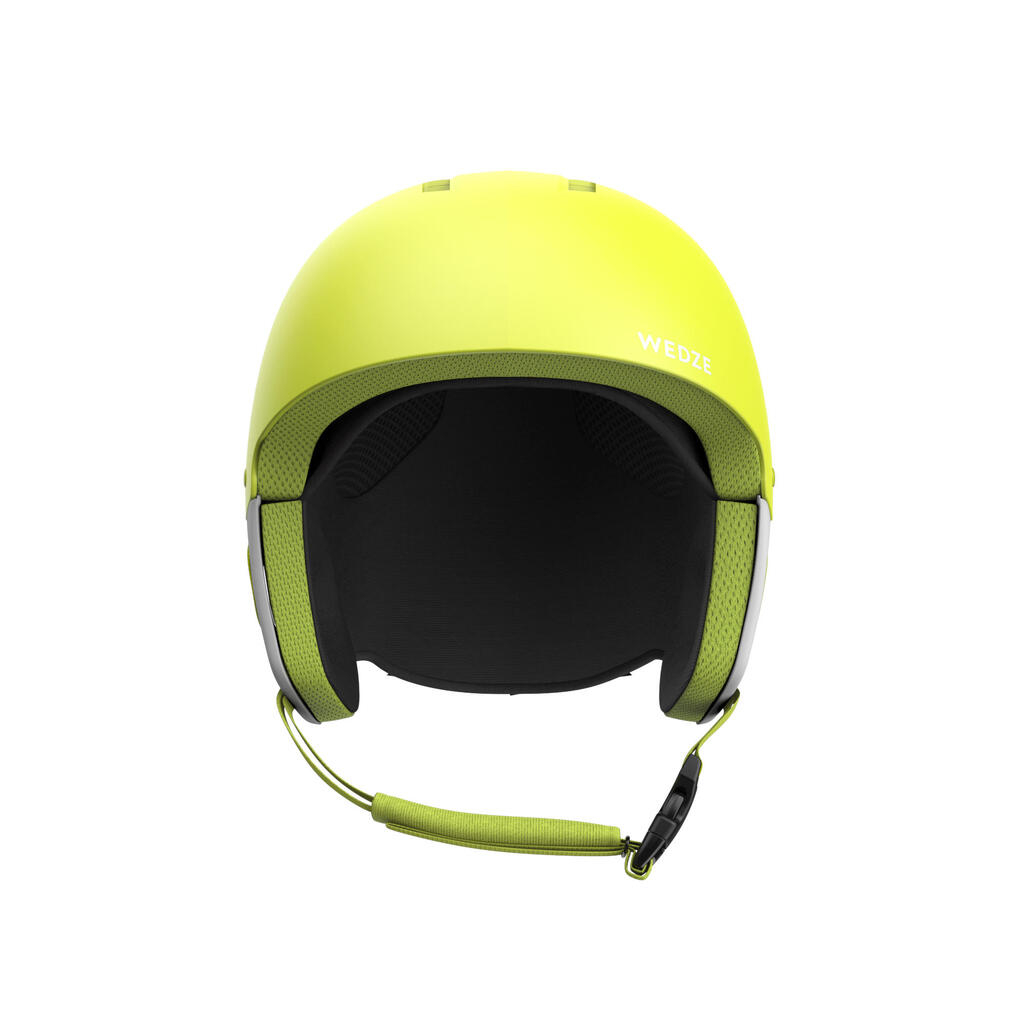 KID'S SKIING HELMET H-KID 500 - FLUORESCENT YELLOW