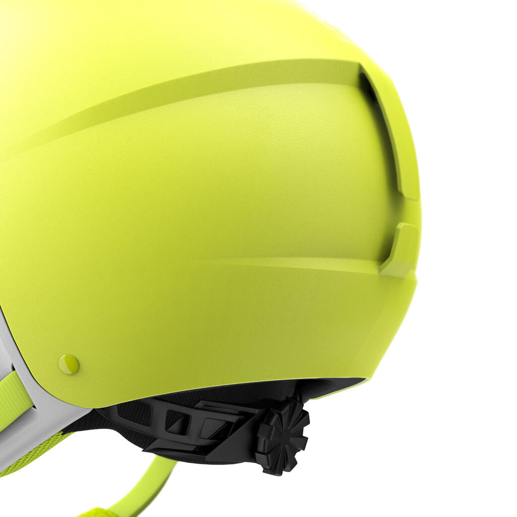 KID'S SKIING HELMET H-KID 500 - FLUORESCENT YELLOW