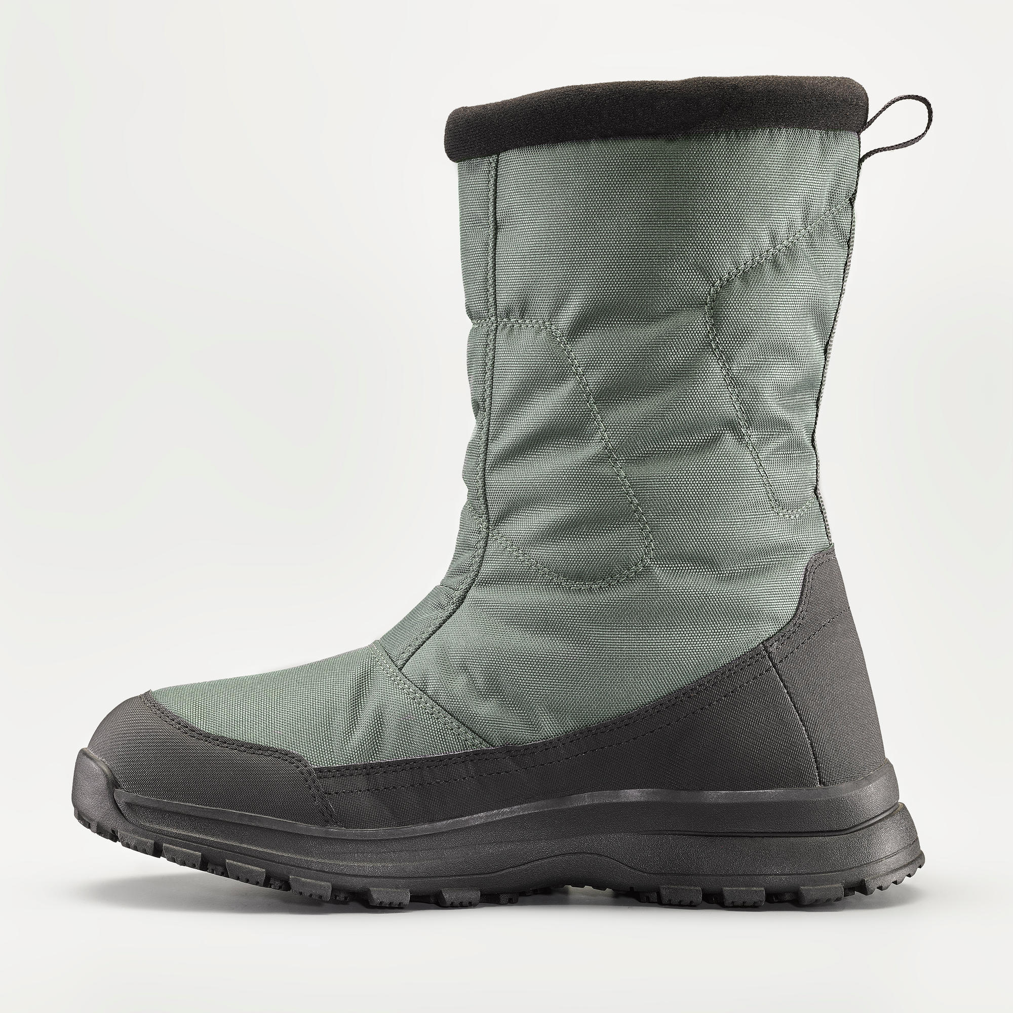 Doposci montagna uomo SH100 ULTRA WARM ZIP neri QUECHUA | DECATHLON
