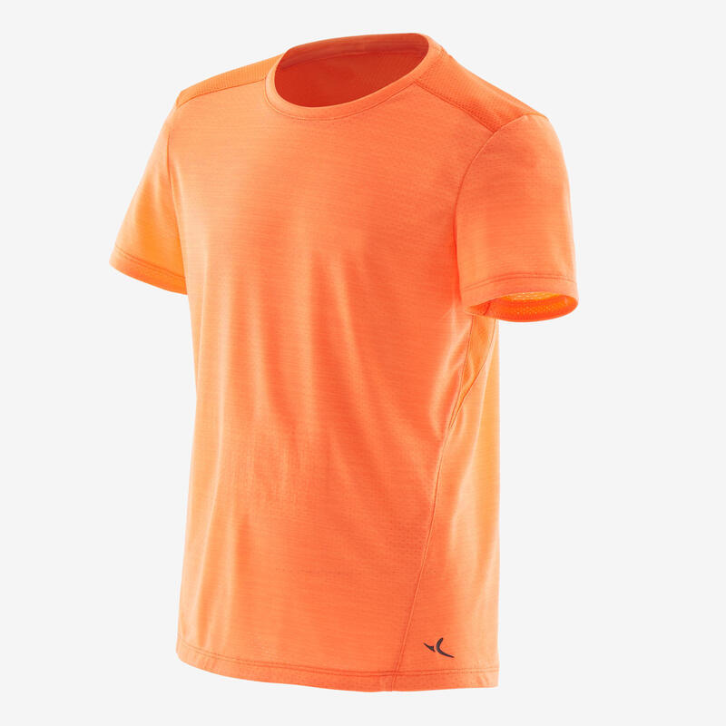T-shirt enfant synthétique respirant - 500 orange
