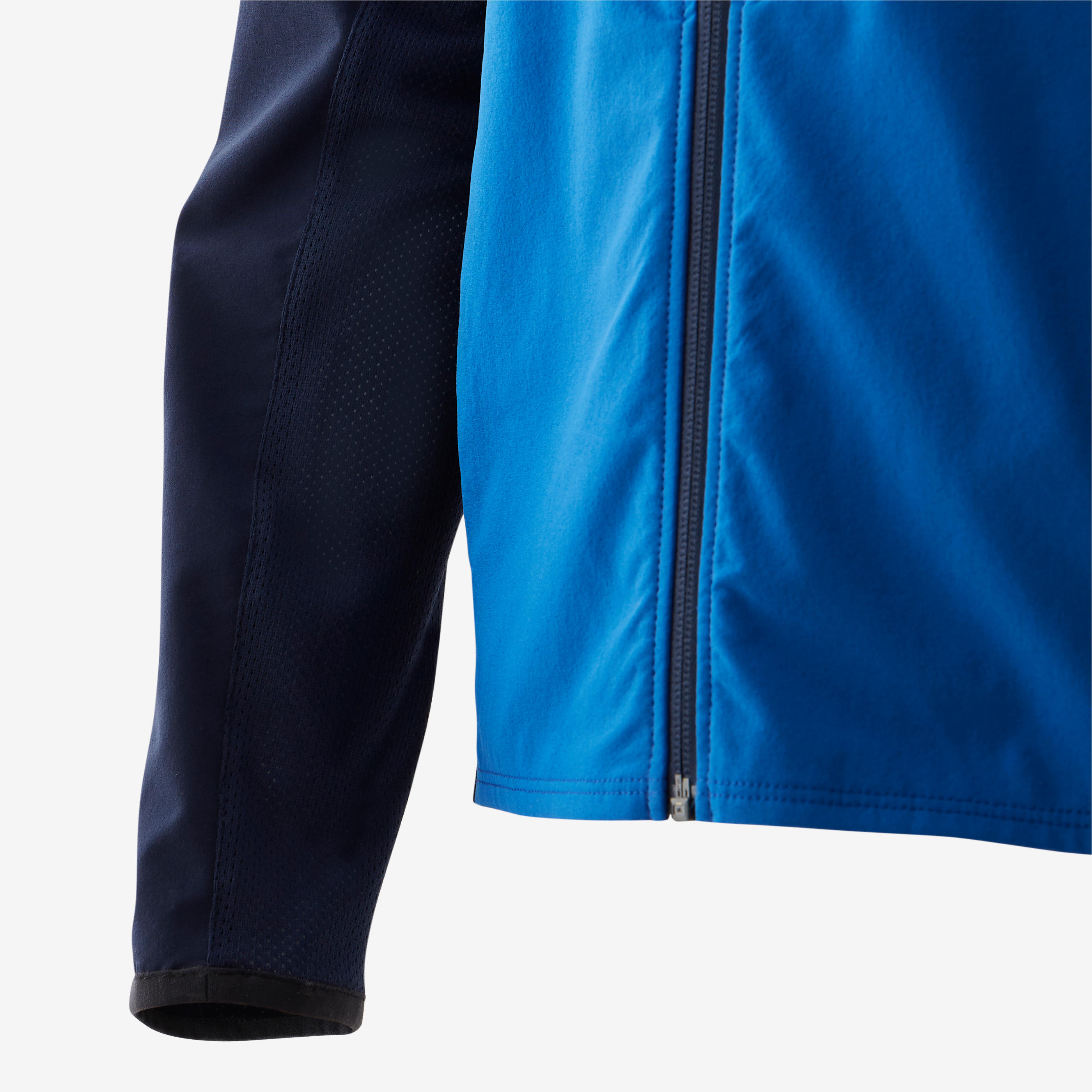 Boys' Light Breathable Gym Jacket W500 - Blue/Navy Blue 6/6