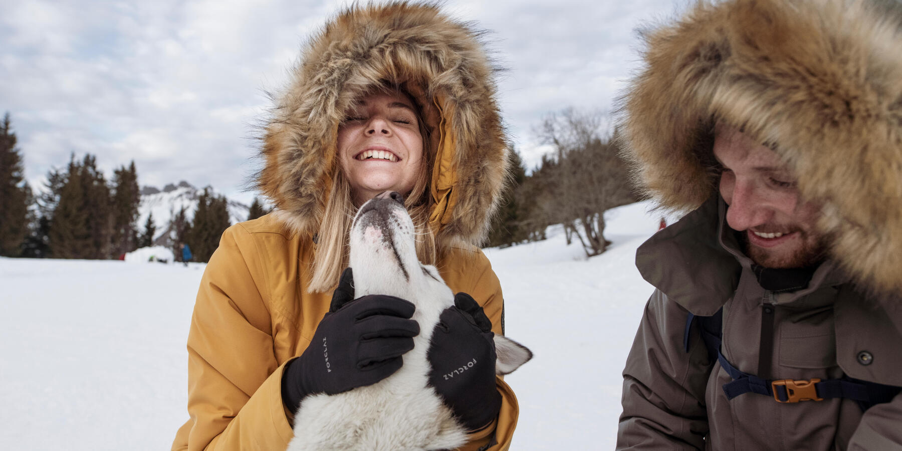 Have you heard of dog-led hiking, or dog-led snowshoeing?
