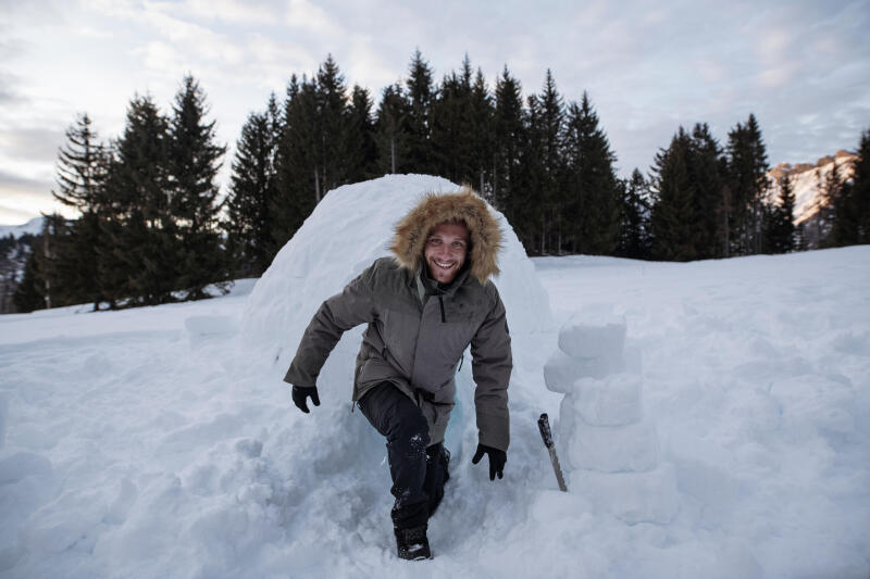 Parka turystyczna męska zimowa Quechua SH900 -20°C wodoodporna